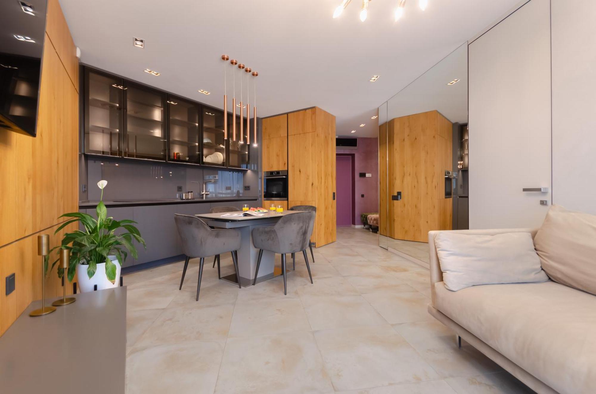 Modern New Cozy Apartment Kvartet Railway Station Kyiv Exterior photo